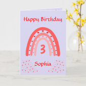 ハッピーバースデーレインボーエイジカード カード (黄色い花)