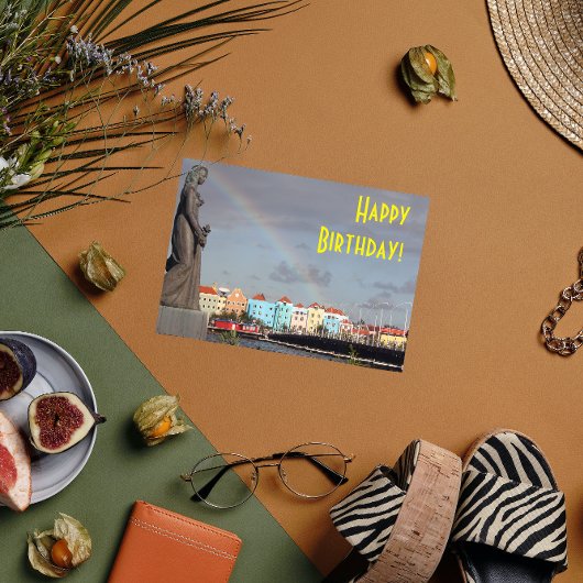 ハッピーバースデーレインボーオーバーウィルレンスタッドキュラソー カード