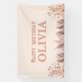 ハッピーバースデーレインボーガール 横断幕 (縦)