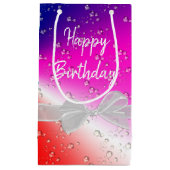 ハッピーバースデーレインボーバブル スモールペーパーバッグ (正面)