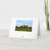 ハッピーバースデーレッドオークツリーin秋 カード (裏面)