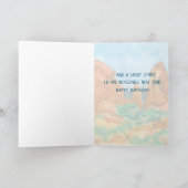 ハッピーバースデーレッドロックモアブ山脈 カード (内部)