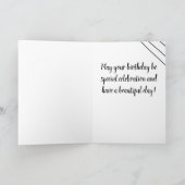 ハッピーバースデーレディ サンキューカード (内部)