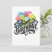 ハッピーバースデーレトロカードバルーン シーズンカード (スタンド正面)