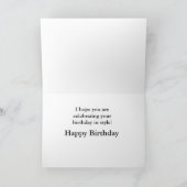 ハッピーバースデーレトロビンテージカーカード カード (内部)