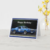 ハッピーバースデーレーサー#15カード カード (黄色い花)