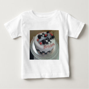 ハッピーバースデーレーシングカー ベビーTシャツ