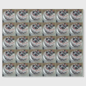 ハッピーバースデーレーシングカー ラッピングペーパー (フラット)