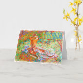 ハッピーバースデーロシアのカード(サモバール付) カード (黄色い花)