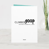 ハッピーバースデーロッククライマーカード カード (裏面)