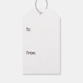 ハッピーバースデーロットワイラードッグ ギフトタグ (裏面)