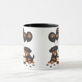 ハッピーバースデーロットワイラードッグ マグカップ (中央)