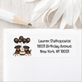 ハッピーバースデーロットワイラードッグ ラベル (インサイチュ)