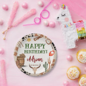 ハッピーバースデーロデパーティーカウボーイ ペーパープレート (パーティー)