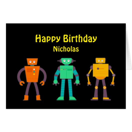 ハッピーバースデーロボ素晴らしットおもしろい (正面横)