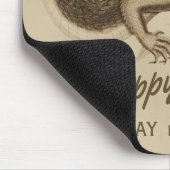 ハッピーバースデーワイルドジョイクロコダイルCC0896 マウスパッド (コーナー)