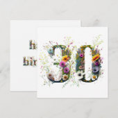 ハッピーバースデーワイルドフラワーズハッピーバースデー (正面/裏面)