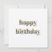 ハッピーバースデーワイルドフラワーズハッピーバースデー (裏面)