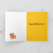 ハッピーバースデーワイルド美しいハニービーズポピー カード (内部)