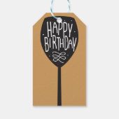 ハッピーバースデーワイングラスANY色ギフトラベル ギフトタグ (裏面)