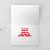 ハッピーバースデーワイン飲み友達 カード (内部)