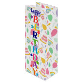 ハッピーバースデーワイン ワインギフトバッグ (裏面アングル)