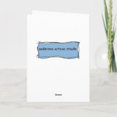 ハッピーバースデーワニの入ったカード カード (裏面)