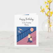 ハッピーバースデーワンダ最高のー&マザー カード (黄色い花)