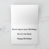 ハッピーバースデーワールドカップ カード (内部)