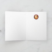 ハッピーバースデーワールド最大の母ヘッジホゲかわいい カード (内部)