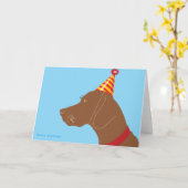 ハッピーバースデーヴィツラボーイ! カード (黄色い花)