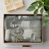 ハッピーバースデーヴィンテージ旧車と人 薄葉紙 (ギフト)