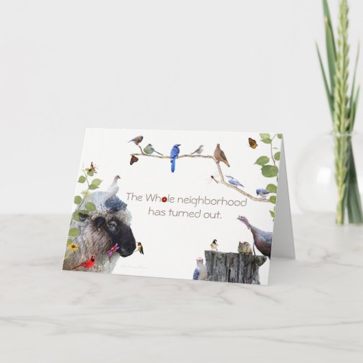 ハッピーバースデーー全地区ホリデー シーズンカード (正面)