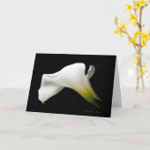 ハッピーバースデー上品なLady* カード (黄色い花)