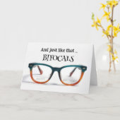 ハッピーバースデー両焦点 カード (黄色い花)