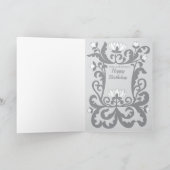 ハッピーバースデー中世フローラレターフレームCC1283 カード (内部)
