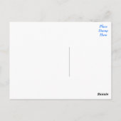 ハッピーバースデー中国のシャールペイ子犬はがき ポストカード (裏面)