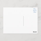 ハッピーバースデー中国のシャールペイ子犬カード ポストカード (裏面)