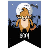 ハッピーバースデー人狼フルムーンとこうもり バンティングフラッグ (第1の旗)