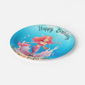 ハッピーバースデー人魚 ペーパープレート (アングル)