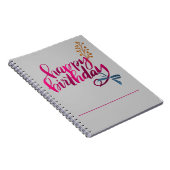 ハッピーバースデー仕訳帳 ノートブック (右側)