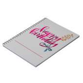 ハッピーバースデー仕訳帳 ノートブック (左側)