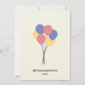 ハッピーバースデー付きカード シーズンカード (裏面)