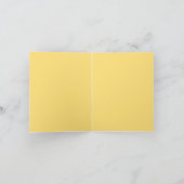 ハッピーバースデー付きデイジー カード (内部)