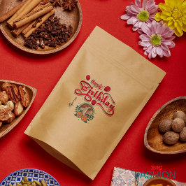 ハッピーバースデー付きフォトミニマルクラシック フェイバーバッグ