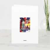 ハッピーバースデー付き男性用フレンドハートカード カード (裏面)