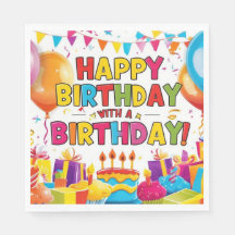 ハッピーバースデー付き誕生日