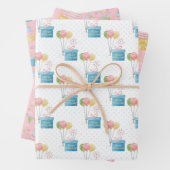 ハッピーバースデー任意の人の包装紙シート ラッピングペーパーシート (インサイチュ)