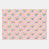 ハッピーバースデー任意の人の包装紙シート ラッピングペーパーシート (正面3)