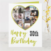 ハッピーバースデー任意の年齢数々のの丁合挨拶 カード (黄色い花)